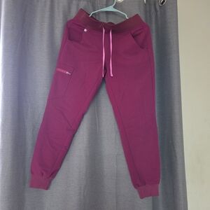 Figs Magenta Jogger Pants